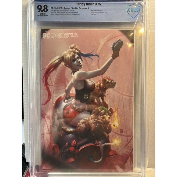 Harley Quinn #75 CBCS 9.8 Graded - Comics Elite Lim Excusive B Last Issue Comic!